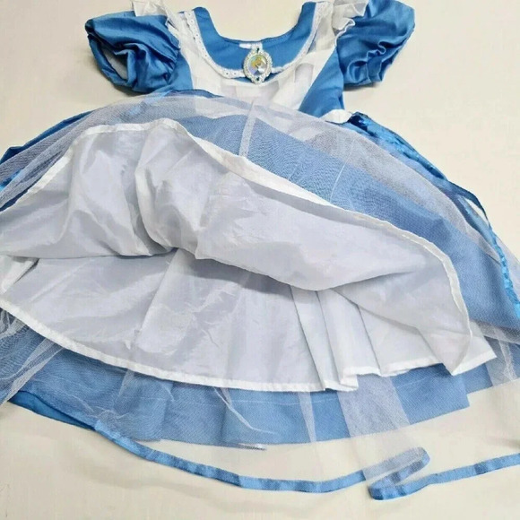 Disney Store Alice In Wonderland Dress - Girls 5/6 - Picture 3 of 7
